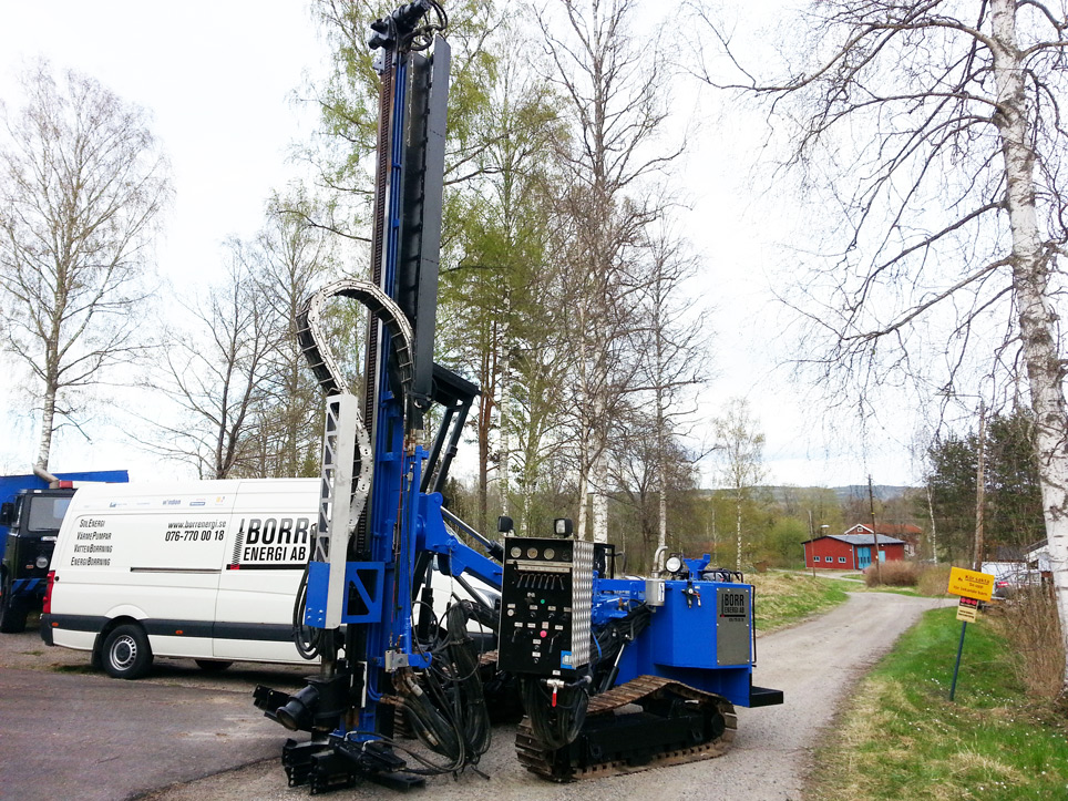 Borrar för bergvärme