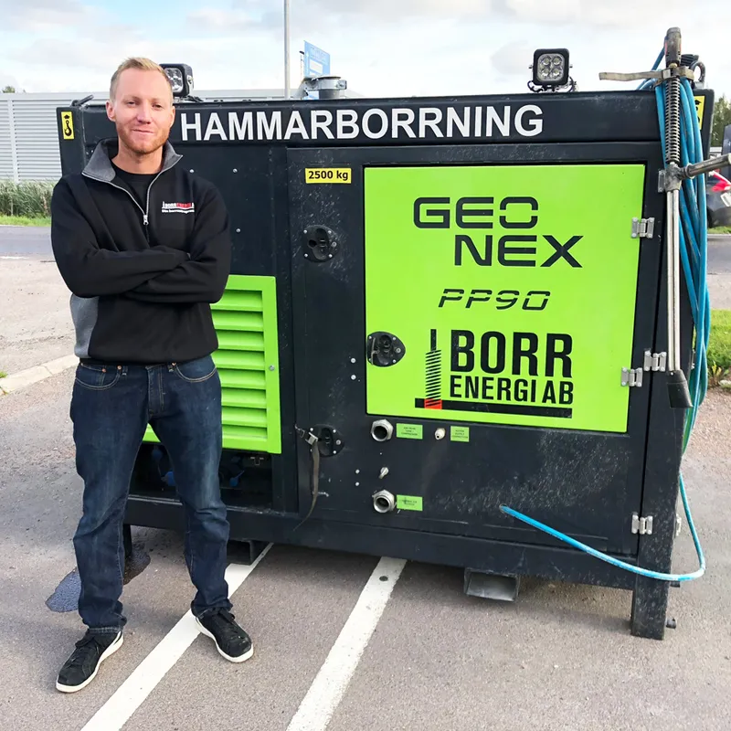 Borrigg i fält