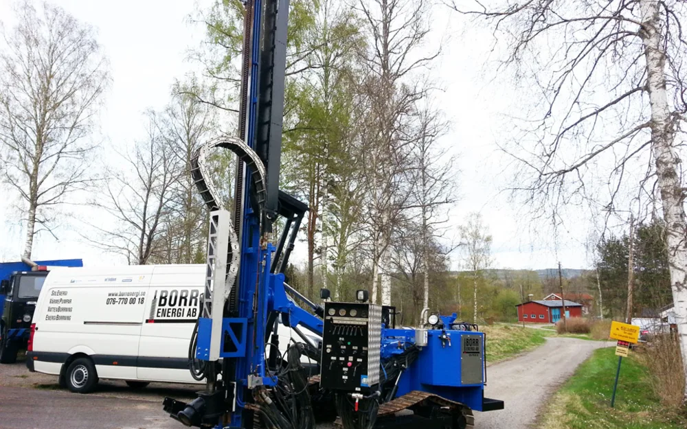 Energiborrning för bergvärme