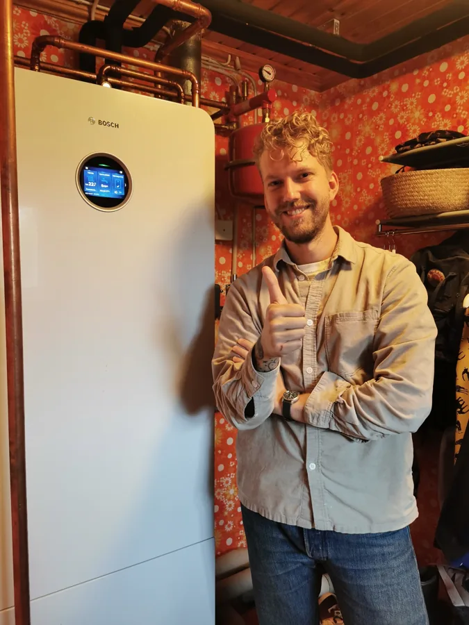 Bosch värmepump installation
